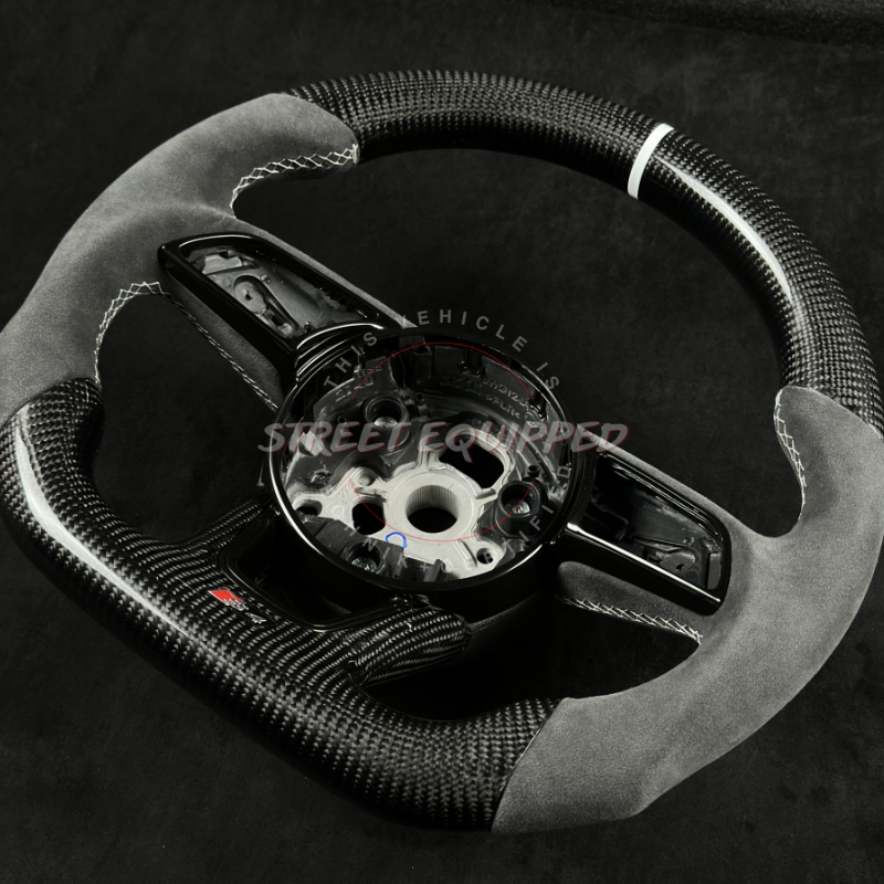 Audi Custom Carbon Steering Wheel - V1 Round Airbag