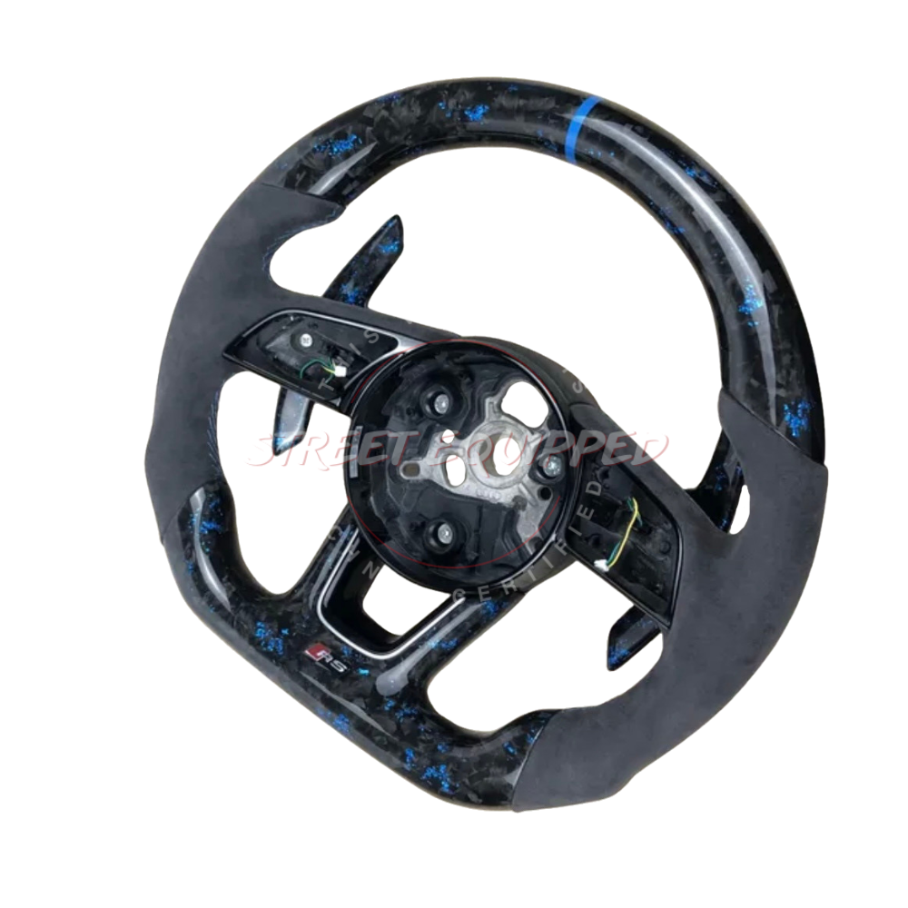 Audi Custom Carbon Steering Wheel - V1 Round Airbag