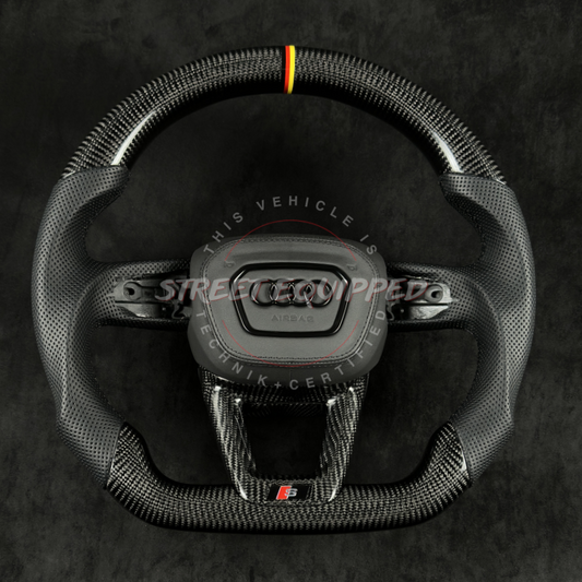 Audi Custom Carbon Steering Wheel - V1 Square Airbag